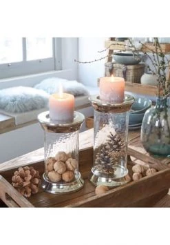 Großhandel 🎁 LOBERON Kerzenständer 2er Set Hillfors Silber/klar 🎁 -dekoartikel Verkaufsladen unnamed file 1004