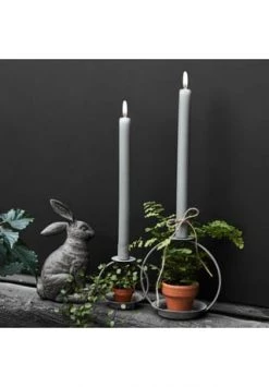 Auslauf 👍 LOBERON Kerzenständer 2er Set Nirrat Grau 🔔 -dekoartikel Verkaufsladen unnamed file 1023