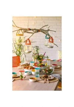 Auslauf 🤩 LEONARDO Windlicht "Colorata", Mit Henkel, 13 Cm 😀 -dekoartikel Verkaufsladen unnamed file 1028