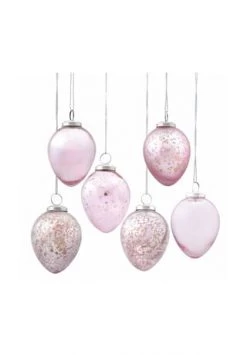 Auslauf 👏 LOBERON Osterei 6er Set Cataleya Rosa Rosa 🔔