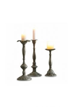 Besorgen ✨ LOBERON Kerzenständer 3er Set Chandra Antikchampagner 🔔