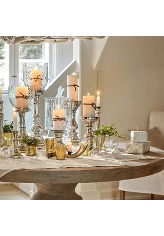 Bester Verkauf 🌟 LOBERON Kerzenständer 2er Set Heloise Antiksilber 🔔 3 Bester Verkauf 🌟 LOBERON Kerzenständer 2er Set Heloise Antiksilber 🔔 – Bild 3