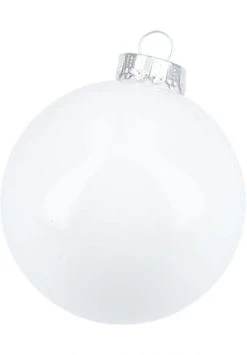 Neu ⭐ GALERIA Home Weihnachtskugeln, Glas, 8 Cm, 6 Stück SILBER/ WEISS 🌟 -dekoartikel Verkaufsladen unnamed file 153