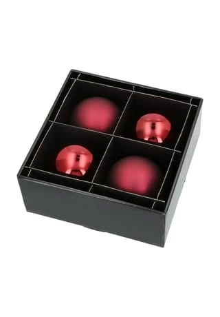 Blitzangebot 🔔 GALERIA Home Weihnachtskugeln, 10 Cm, Glas, 4 Stück BORDO ✔️ 1 Blitzangebot 🔔 GALERIA Home Weihnachtskugeln, 10 Cm, Glas, 4 Stück BORDO ✔️