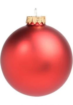 Bestpreis 🌟 GALERIA Home Weihnachtskugeln, Glas, 10 Cm, 4 Stück ROT ⌛ -dekoartikel Verkaufsladen unnamed file 167