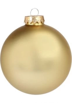 Auslauf ✨ GALERIA Home Weihnachtskugeln, Glas, 10 Cm, 4 Stück GOLD 😀 -dekoartikel Verkaufsladen unnamed file 175