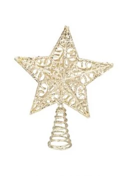 Neu 🔔 GALERIA Home Baumspitze "Stern", LEDs GOLD 🔥