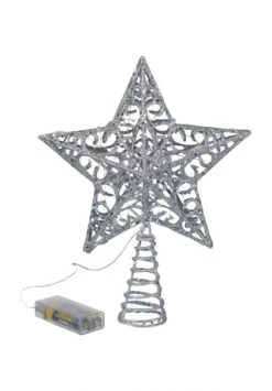 Budget ⌛ GALERIA Home Baumspitze, Stern, LED SILBER 🥰 -dekoartikel Verkaufsladen unnamed file 183