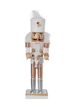 Rabatt 😍 GALERIA Home Nussknacker, 25 Cm WEISS/ GOLD 💯