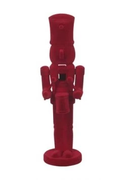 Brandneu ✔️ GALERIA Home Nussknacker, Beflockt, 25 Cm ROT 😍