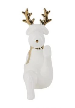 Rabatt 💯 GALERIA Home Porzellanhirsch WEISS ✔️