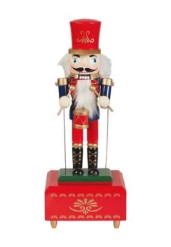 Brandneu 😉 GALERIA Home Nussknacker, Musixbox, 30 Cm ROT ✨