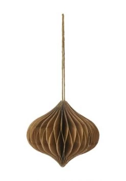 Am billigsten 🤩 GALERIA Home Papier-Dekohänger "Wabenball", 2-er Set, 10 Cm GOLD 🤩