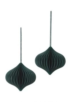 Angebote 🥰 GALERIA Home Papier-Dekohänger "Wabenball", 2er-Set, 10 Cm GRÜN 🎉