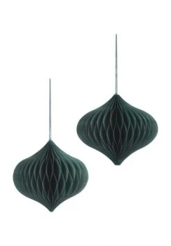 Aktion ✨ GALERIA Home Papierdekohänger "Wabenball", 2er-Set GRÜN 🎉