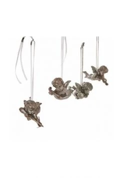 Schlussverkauf 🛒 LOBERON Anhänger 4er Set Sylvie Antiksilber Antiksilber 💯