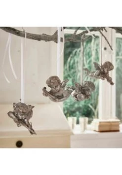 Schlussverkauf 🛒 LOBERON Anhänger 4er Set Sylvie Antiksilber Antiksilber 💯 -dekoartikel Verkaufsladen unnamed file 304