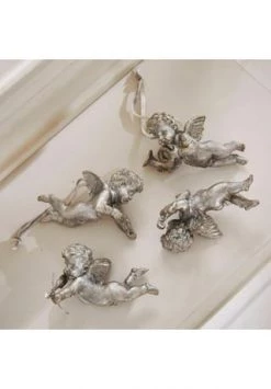 Schlussverkauf 🛒 LOBERON Anhänger 4er Set Sylvie Antiksilber Antiksilber 💯 -dekoartikel Verkaufsladen unnamed file 306