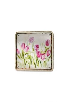 Auslauf 💯 LOBERON Deko-Schild Bedran Rosa Rosa 😀