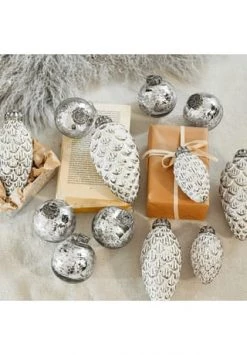 Schlussverkauf ⭐ LOBERON Weihnachtsschmuck 6er Set Thorens Antiksilber Antiksilber 🎁 -dekoartikel Verkaufsladen unnamed file 317