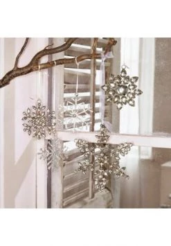 Großhandel 😉 LOBERON Anhänger 4er Set Gnistras Silber Silber ✨ -dekoartikel Verkaufsladen unnamed file 347