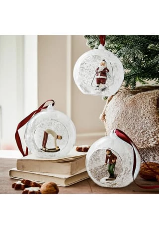 Bestes Angebot 🎉 LOBERON Weihnachtsschmuck 3er Set Melisse Weiß/rot Weiß/rot 👍 2 Bestes Angebot 🎉 LOBERON Weihnachtsschmuck 3er Set Melisse Weiß/rot Weiß/rot 👍 – Bild 2