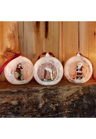 Bestes Angebot 🎉 LOBERON Weihnachtsschmuck 3er Set Melisse Weiß/rot Weiß/rot 👍 3 Bestes Angebot 🎉 LOBERON Weihnachtsschmuck 3er Set Melisse Weiß/rot Weiß/rot 👍 – Bild 3