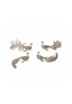 Billig 😀 LOBERON Weihnachtsschmuck 4er Set Vilvorde Grau/braun Grau/braun 🥰