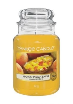 Angebote 🛒 YANKEE CANDLE® Duftkerze "Mango Peach Salsa", 623 G Gelb 🎉