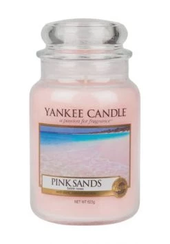 Am billigsten 🧨 YANKEE CANDLE® Duftkerze "Pink Sands", 623 G Rosa 🌟
