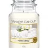 Rabatt 👏 YANKEE CANDLE® Duftkerze "Fluffy Towels" WEISS 🎁