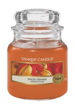 Aktion 🌟 YANKEE CANDLE® Duftkerze "Spiced Orange", 104 G Orange 😉