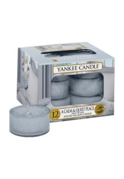 Am billigsten 🔥 YANKEE CANDLE® Duft-Teelichter "Calm And Quit", 12 Stück STAHLBLAU ⭐