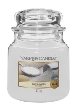 Bestpreis 🎁 YANKEE CANDLE® Duftkerze "Baby Powder", Im Glas, 411 G WEISS 🔥