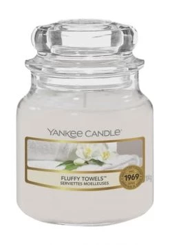 Bestes Angebot ⌛ YANKEE CANDLE® Duftkerze "Fluffly Towels", Im Glas WEISS 🔔