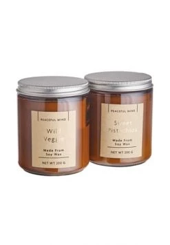 Auslauf 🔥 BUTLERS® PEACEFUL MIND Duftkerze Wild Veggie Mit Sojawachs Braun-Silber 😉 -dekoartikel Verkaufsladen unnamed file 706