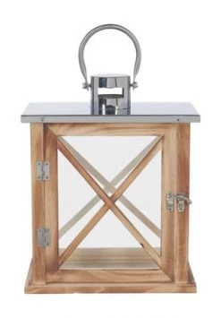 Blitzangebot 🌟 GALERIA Home Holz-Laterne ❤️