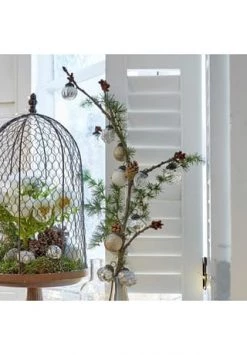 Schlussverkauf ✨ LOBERON Weihnachtsschmuck 24er Set Sanary Silber Silber 👍 -dekoartikel Verkaufsladen unnamed file 77