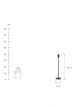 Bester Verkauf ✨ BUTLERS® BLACKSMITH Kerzenhalter Höhe 40cm 😉 -dekoartikel Verkaufsladen unnamed file 836