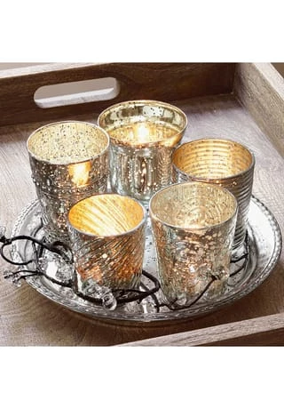 Bestes Angebot 🧨 LOBERON Tablett Mit Teelichtern Tilli Antiksilber 🧨 2 Bestes Angebot 🧨 LOBERON Tablett Mit Teelichtern Tilli Antiksilber 🧨 – Bild 2