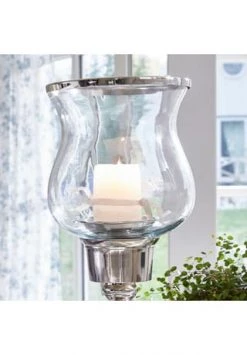 Aktion 👏 LOBERON Windlicht Marignane Klar/silber 🥰 -dekoartikel Verkaufsladen unnamed file 946