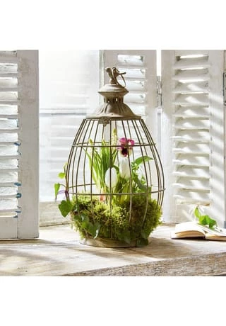 Großhandel 👏 LOBERON Laterne Morena Antikgrau 🎉 2 Großhandel 👏 LOBERON Laterne Morena Antikgrau 🎉 – Bild 2