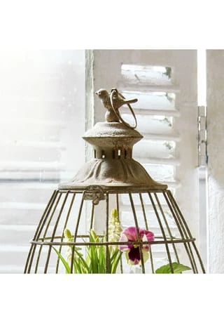 Großhandel 👏 LOBERON Laterne Morena Antikgrau 🎉 4 Großhandel 👏 LOBERON Laterne Morena Antikgrau 🎉 – Bild 4