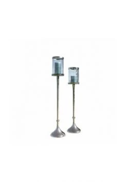 Top 10 🤩 LOBERON Kerzenständer 2er Set Oudon Klar/silber ⭐