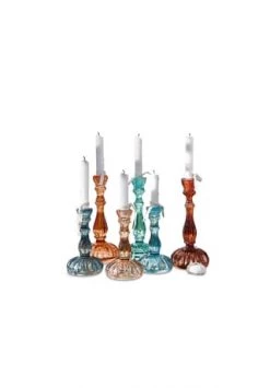 Großhandel 💯 LOBERON Kerzenständer 6er Set Indre Bunt 🧨