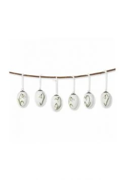 Rabatt 👏 LOBERON Osterei 6er Set Willmare Weiß/grün Weiß/grün 👍