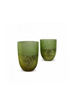 Bestpreis 😀 LOBERON Windlicht 2er Set Bessens Grün ⭐