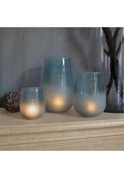 Angebote 🧨 LOBERON Windlicht 3er Set Miristelle Blau 👍 -dekoartikel Verkaufsladen unnamed file 999